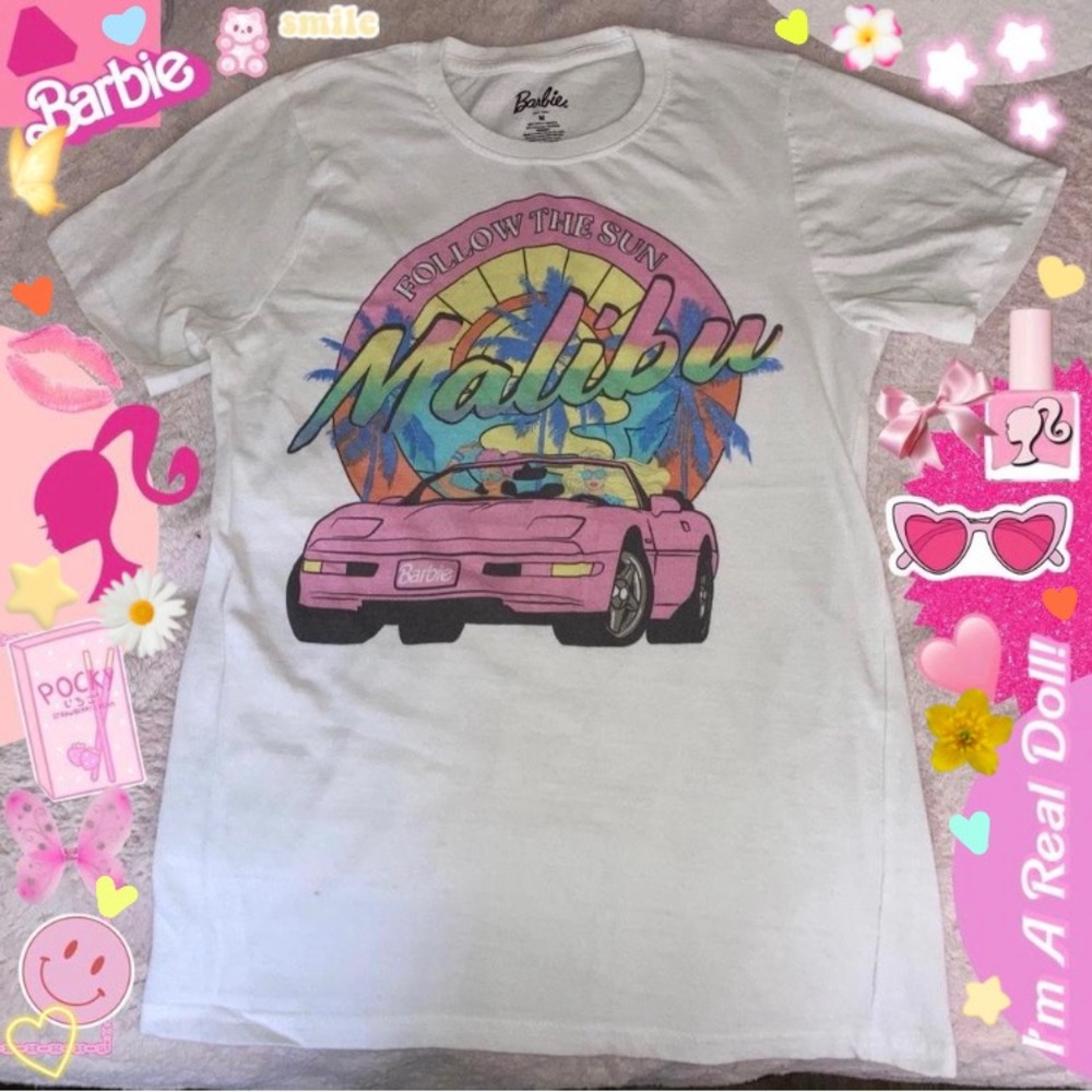 Malibu Barbie White Tee